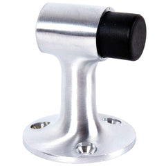 IVES - Stops; Type: Angle Floor Stop ; Finish/Coating: Aluminum (Satin) ; Projection: 3 (Inch); Mount Type: Floor - Exact Tool & Supply