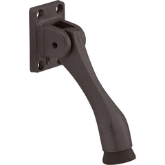 IVES - Stops; Type: Kick Down Floor Stop ; Finish/Coating: Sprayed Dark Bronze ; Projection: 5 (Inch); Mount Type: Floor - Exact Tool & Supply