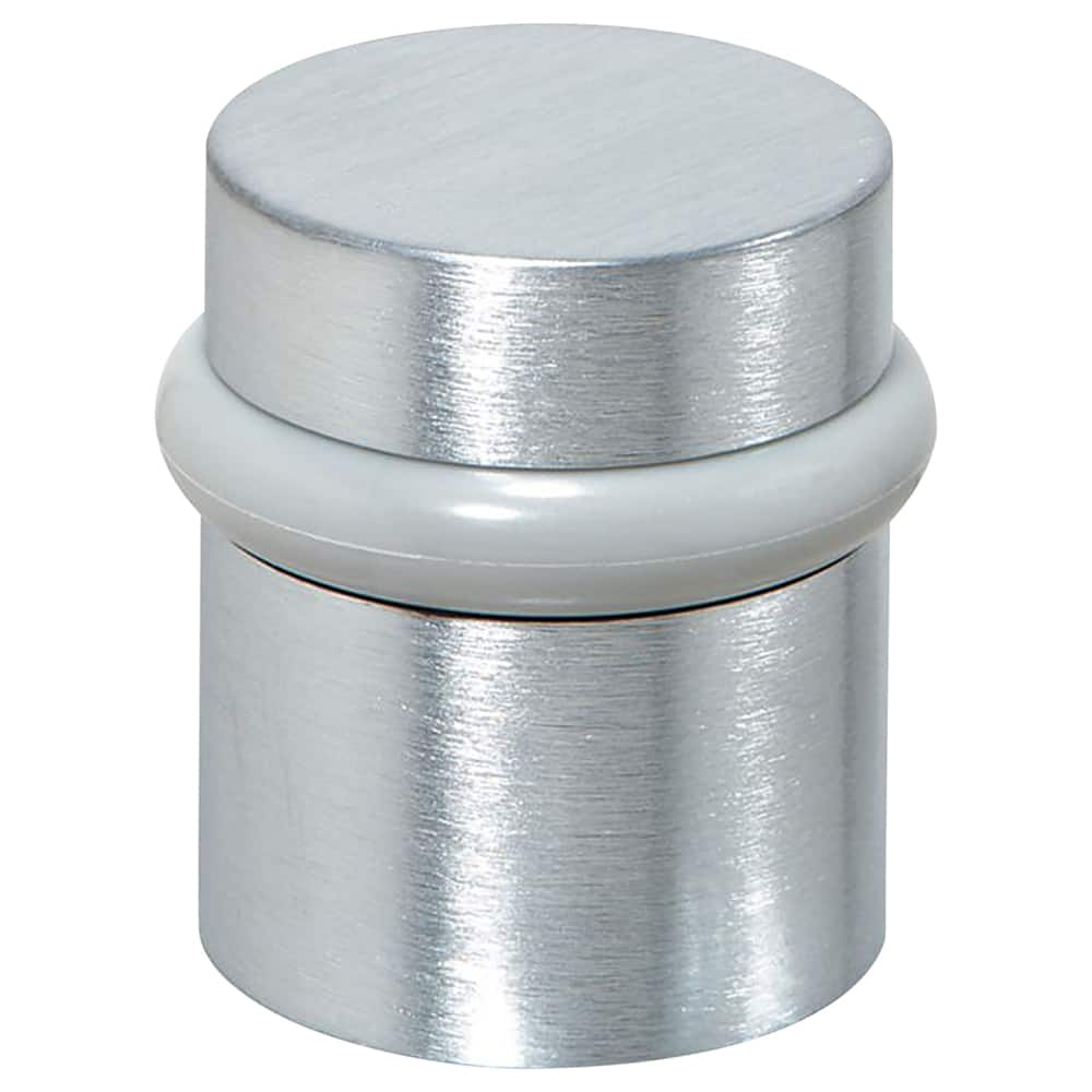 Rockwood - Stops; Type: Decorative Floor Stop ; Finish/Coating: Satin Chrome ; Projection: 1-1/2 (Inch); Mount Type: Floor - Exact Tool & Supply