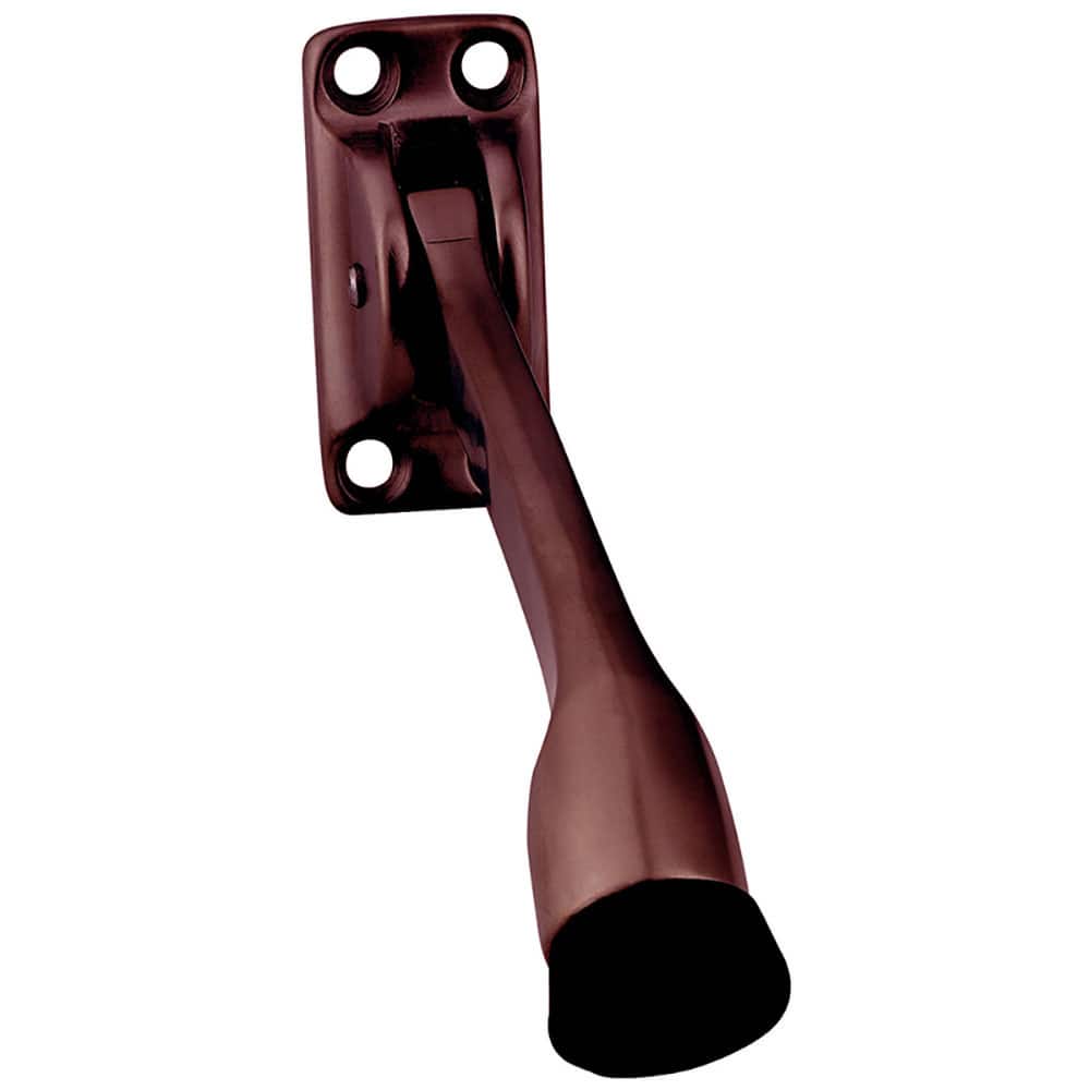IVES - Stops; Type: Kick Down Floor Stop ; Finish/Coating: Oil Rubbed Bronze ; Projection: 4 (Inch); Mount Type: Floor - Exact Tool & Supply