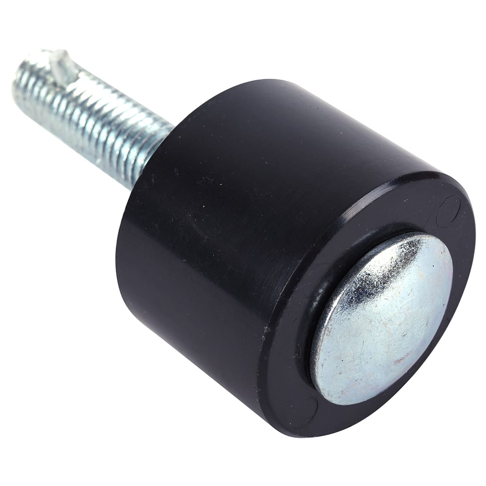 Rockwood - Stops; Type: Floor Stop ; Finish/Coating: Black ; Projection: 1-1/2 (Inch); Mount Type: Floor - Exact Tool & Supply