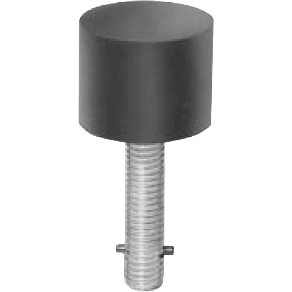 IVES - Stops; Type: Floor Stop ; Finish/Coating: Black ; Projection: 1-1/2 (Inch); Mount Type: Floor - Exact Tool & Supply