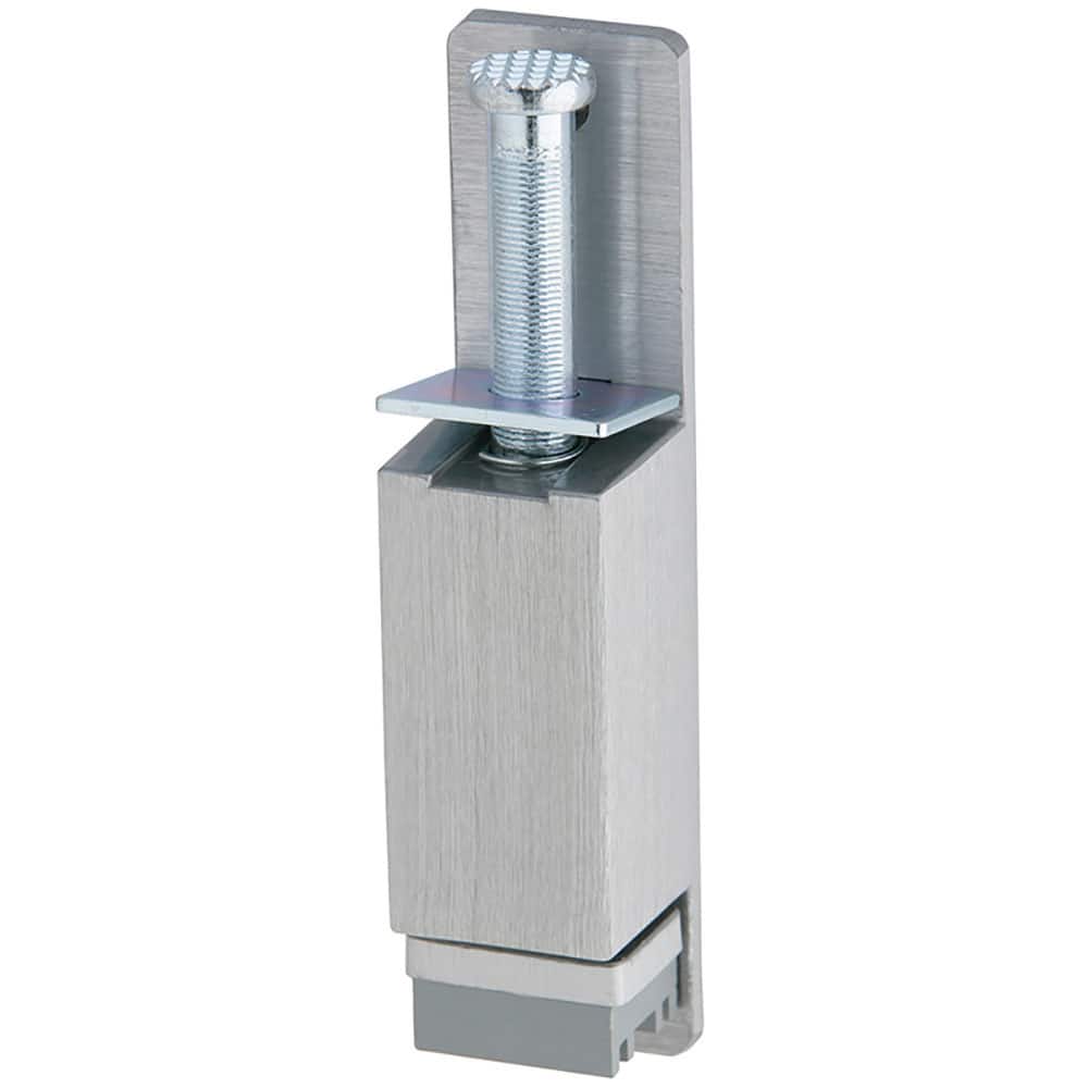 IVES - Stops; Type: Plunger Door Holder ; Finish/Coating: Aluminum (Satin) ; Projection: 5-1/2 (Inch); Mount Type: Door - Exact Tool & Supply