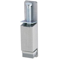 IVES - Stops; Type: Plunger Door Holder ; Finish/Coating: Aluminum (Satin) ; Projection: 5-1/2 (Inch); Mount Type: Door - Exact Tool & Supply