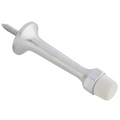 IVES - Stops; Type: Base Door Stop ; Finish/Coating: Satin Nickel ; Projection: 3-1/4 (Inch); Mount Type: Door - Exact Tool & Supply