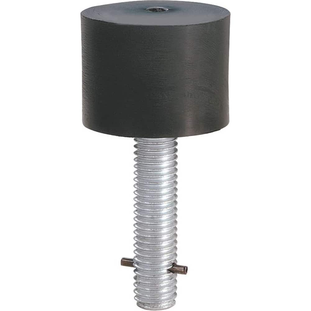 Rockwood - Stops; Type: Floor Stop ; Finish/Coating: Black ; Projection: 1-1/2 (Inch); Mount Type: Floor - Exact Tool & Supply