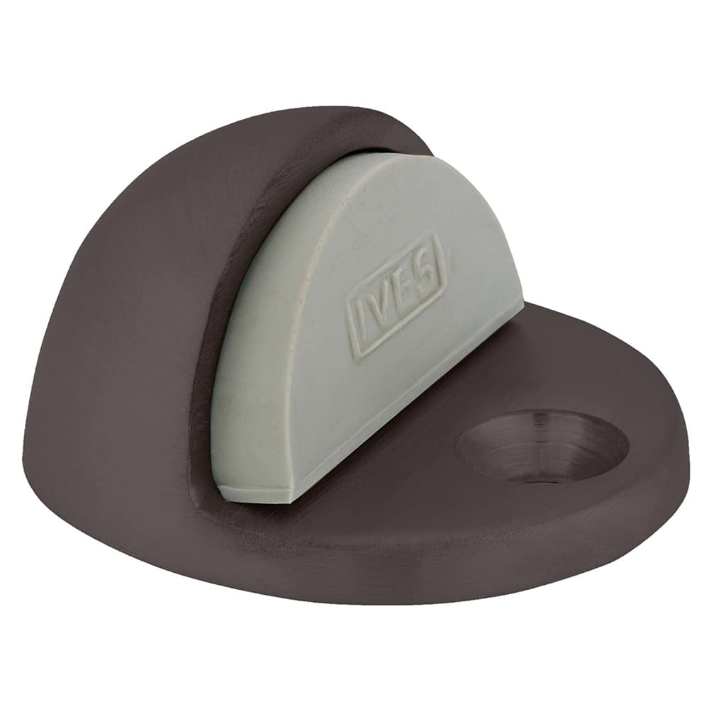IVES - Stops; Type: Floor Stop ; Finish/Coating: Oil Rubbed Bronze ; Projection: 1 (Inch); Mount Type: Floor - Exact Tool & Supply
