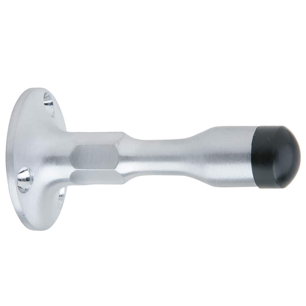 IVES - Stops; Type: Wall Stop ; Finish/Coating: Satin Chrome ; Projection: 3-3/4 (Inch); Mount Type: Wall - Exact Tool & Supply
