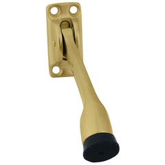 IVES - Stops; Type: Kick Down Floor Stop ; Finish/Coating: Satin Brass ; Projection: 4 (Inch); Mount Type: Floor - Exact Tool & Supply