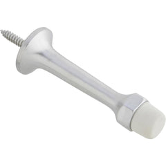 IVES - Stops; Type: Base Door Stop ; Finish/Coating: Satin Chrome ; Projection: 3-1/4 (Inch); Mount Type: Door - Exact Tool & Supply
