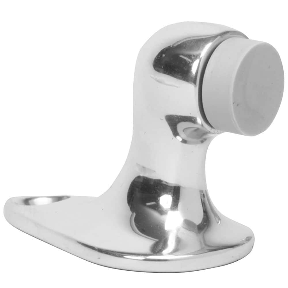 IVES - Stops; Type: Floor Stop ; Finish/Coating: Bright Chrome ; Projection: 2-1/8 (Inch); Mount Type: Floor - Exact Tool & Supply