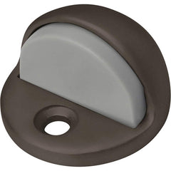 Rockwood - Stops; Type: Floor Stop ; Finish/Coating: Oil Rubbed Bronze ; Projection: 1-1/8 (Inch); Mount Type: Floor - Exact Tool & Supply