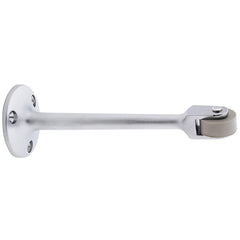 IVES - Stops; Type: Roller Bumper Door Stop ; Finish/Coating: Satin Chrome ; Projection: 6 (Inch); Mount Type: Door - Exact Tool & Supply