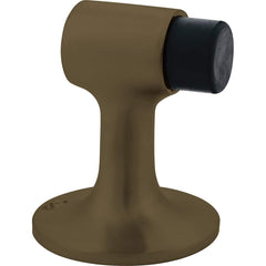 IVES - Stops; Type: Kick Down Floor Stop ; Finish/Coating: Dull Brass ; Projection: 4 (Inch); Mount Type: Floor - Exact Tool & Supply