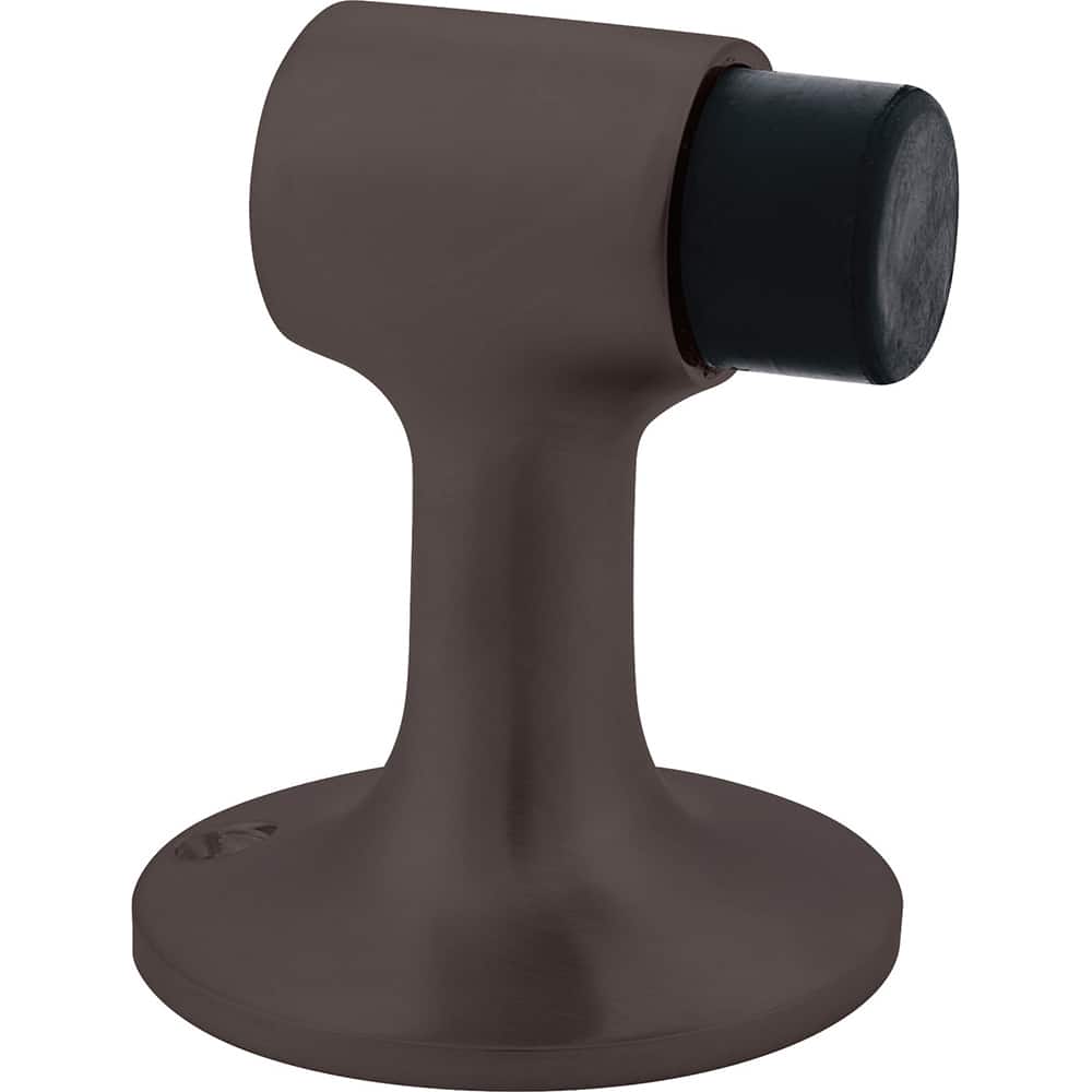IVES - Stops; Type: Kick Down Floor Stop ; Finish/Coating: Sprayed Dark Bronze ; Projection: 4 (Inch); Mount Type: Floor - Exact Tool & Supply
