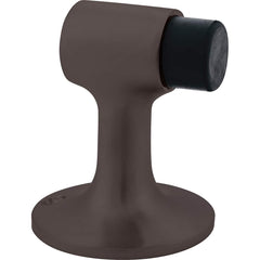 IVES - Stops; Type: Kick Down Floor Stop ; Finish/Coating: Sprayed Dark Bronze ; Projection: 4 (Inch); Mount Type: Floor - Exact Tool & Supply