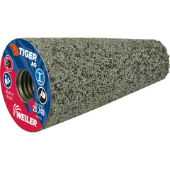 Weiler - Cones & Plugs; Head Thickness (Inch): 3.00 ; Abrasive Material: Aluminum Oxide ; Grit: 24 ; Grade: Coarse ; Wheel Type Number Code: 17 ; Arbor Hole Thread Size: 5/8-11 - Exact Tool & Supply