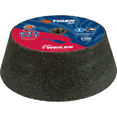 Weiler - Tool & Cutter Grinding Wheels; Wheel Type: Type 11 ; Superabrasive Wheel Type Number: Type 11A1 ; Wheel Diameter (Inch): 6 ; Hole Size (Inch): 5/8 ; Hole Thread Size: 5/8-11 ; Overall Thickness (Inch): 2 - Exact Tool & Supply