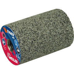 Weiler - Cones & Plugs; Head Thickness (Inch): 3.00 ; Abrasive Material: Aluminum Oxide ; Grit: 24 ; Grade: Coarse ; Wheel Type Number Code: 18 ; Arbor Hole Thread Size: 5/8-11 - Exact Tool & Supply
