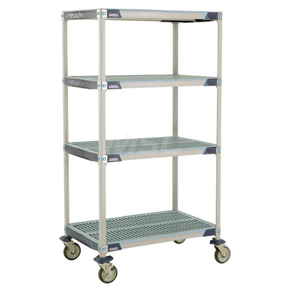 Metro - Carts; Type: Industrial Cart ; Load Capacity (Lb.): 900.000 ; Number of Shelves: 4 ; Width (Inch): 26-5/16 ; Length (Inch): 37-3/4 ; Height (Inch): 67-5/16 - Exact Tool & Supply