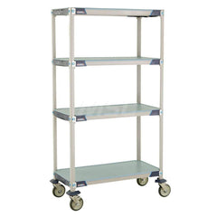 Metro - Carts; Type: Industrial Cart ; Load Capacity (Lb.): 900.000 ; Number of Shelves: 4 ; Width (Inch): 20-5/16 ; Length (Inch): 37-3/4 ; Height (Inch): 67-5/16 - Exact Tool & Supply