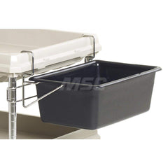 Metro - Cart Accessories; Media Type: Utility Bin & Holder ; For Use With: Metro Deep Ledge BC2030 Utility Cart ; Color: Black ; Width: 21.2500 ; Height (Decimal Inch): 7.750000 ; Material: Plastic/Steel - Exact Tool & Supply