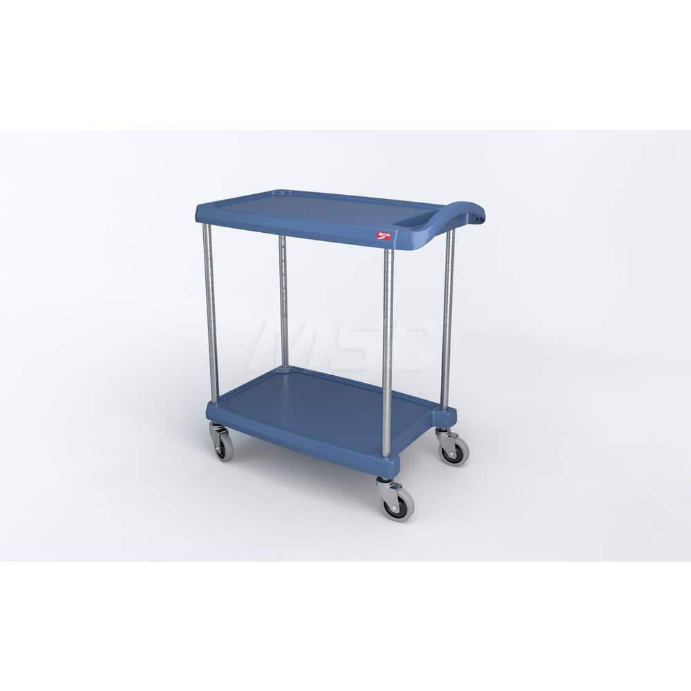 Metro - Carts; Type: Utility ; Load Capacity (Lb.): 300.000 ; Number of Shelves: 2 ; Width (Inch): 18-5/16 ; Length (Inch): 31-1/2 ; Height (Inch): 35-1/2 - Exact Tool & Supply
