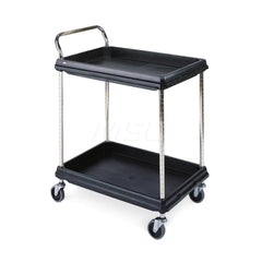 Metro - Carts; Type: Utility ; Load Capacity (Lb.): 300.000 ; Number of Shelves: 2 ; Width (Inch): 21-1/2 ; Length (Inch): 33-3/4 ; Height (Inch): 33-1/4 - Exact Tool & Supply