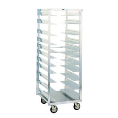 Metro - Cart Accessories; Media Type: Adjustable Pan Rack ; For Use With: Metro RE3 End-Load Wire Bun Pan Rack ; Color: Silver ; Width: 24.3750 ; Height (Decimal Inch): 69.500000 ; Material: Aluminum - Exact Tool & Supply