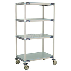 Metro - Carts; Type: Industrial Cart ; Load Capacity (Lb.): 900.000 ; Number of Shelves: 4 ; Width (Inch): 26-5/16 ; Length (Inch): 37-3/4 ; Height (Inch): 67-5/16 - Exact Tool & Supply