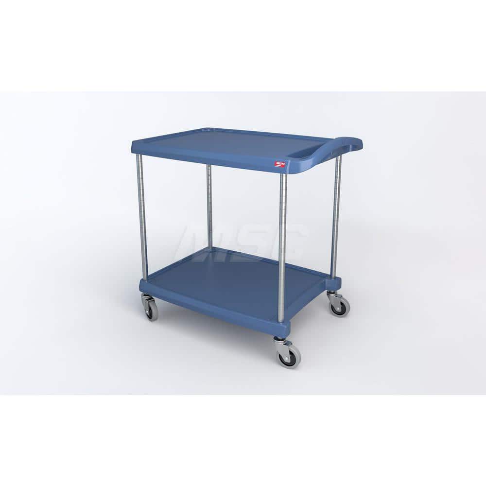 Metro - Carts; Type: Utility ; Load Capacity (Lb.): 300.000 ; Number of Shelves: 2 ; Width (Inch): 23-7/16 ; Length (Inch): 34-3/8 ; Height (Inch): 35-1/2 - Exact Tool & Supply