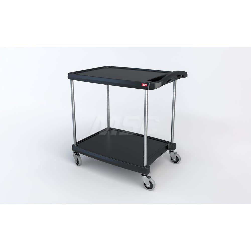 Metro - Carts; Type: Utility ; Load Capacity (Lb.): 300.000 ; Number of Shelves: 2 ; Width (Inch): 23-7/16 ; Length (Inch): 34-3/8 ; Height (Inch): 35-1/2 - Exact Tool & Supply