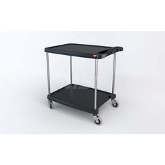 Metro - Carts; Type: Utility ; Load Capacity (Lb.): 300.000 ; Number of Shelves: 2 ; Width (Inch): 23-7/16 ; Length (Inch): 34-3/8 ; Height (Inch): 35-1/2 - Exact Tool & Supply