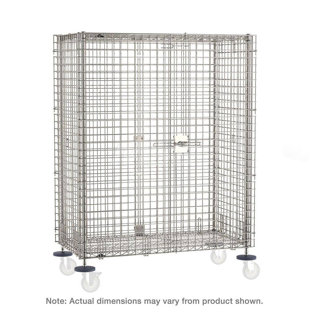Metro - Security & Work/Utility Trucks; Type: Security Unit ; Load Capacity (Lb.): 0.000 ; Length (Inch): 52-3/4 ; Width (Inch): 21-1/2 ; Height (Inch): 62 ; Number of Shelves: 2 - Exact Tool & Supply