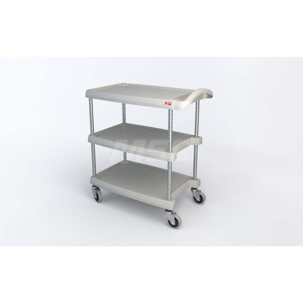 Metro - Carts; Type: Utility ; Load Capacity (Lb.): 400.000 ; Number of Shelves: 3 ; Width (Inch): 18-5/16 ; Length (Inch): 31-1/2 ; Height (Inch): 35-1/2 - Exact Tool & Supply