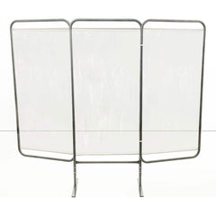 R&B Wire Products - Office Cubicle Partitions; Type: Mobile Three Panel Clear Barrier ; Width (Inch): 81 ; Height (Inch): 69 ; Color: Clear ; Mount Type: No Mount ; Thickness (Inch): .006 - Exact Tool & Supply