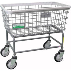 R&B Wire Products - Carts; Type: Rolling Wire Laundry Cart ; Load Capacity (Lb.): 200.000 ; Width (Inch): 21-1/2 ; Length (Inch): 33-3/4 ; Height (Inch): 30-1/2 ; Material: Steel - Exact Tool & Supply