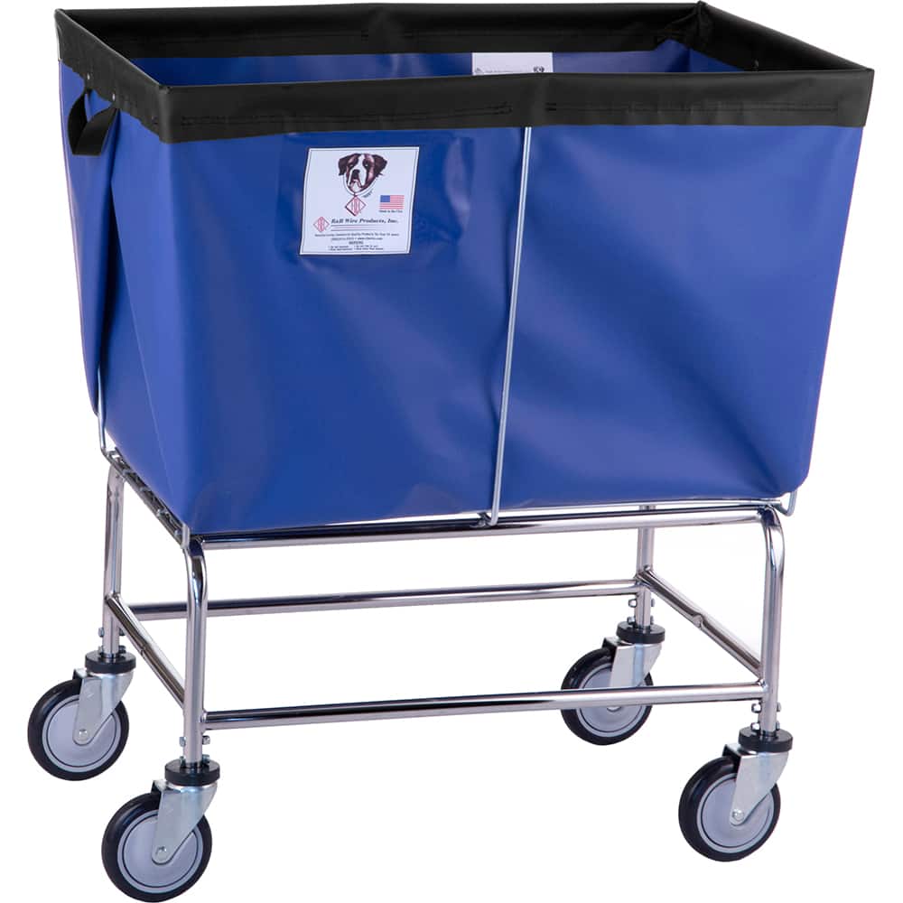 R&B Wire Products - 6 Bushel 60 Lb Utility 18 oz Vinyl Elevated Truck - Exact Tool & Supply