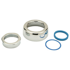 Zurn - Flush Valve/Flushometer Repair Kits & Parts; Type: Spud Assembly ; For Use With: Spud Escutcheon and Coupling Assembly ; Color: Chrome ; Pipe Size: 1 1/4 (Inch) - Exact Tool & Supply