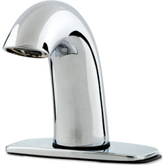 Zurn - Electronic & Sensor Faucets; Type: Sensor ; Style: w/o Mixer ; Type of Power: Battery ; Spout Type: Standard ; Mounting Centers: 3 (Inch); Finish/Coating: Polished Chrome - Exact Tool & Supply