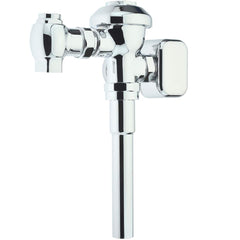 Zurn - Automatic Flush Valves; Type: Side-Mount Hardwire Sensor ; Style: Single flush ; Gallons Per Flush: 1.0 ; Pipe Size: 1-1/4 (Inch); Spud Coupling Size: 1-1/4 (Inch); Cover Material: Brass - Exact Tool & Supply