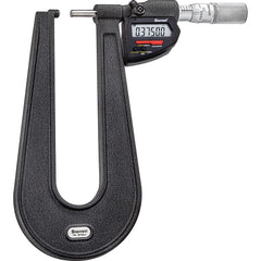 Starrett - Electronic Outside Micrometers; Type: Wireless Electronic Sheet Metal Micrometer ; Minimum Measurement (Decimal Inch): 0 ; Minimum Measurement (mm): 0 ; Maximum Measurement (mm): 25 ; Maximum Measurement (Decimal Inch): 1 ; Thimble Type: Frict - Exact Tool & Supply