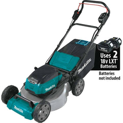 Makita - Lawn Mowers; Type: Cordless ; Power Type: Cordless ; Self-Propelled: No ; Voltage: 36 ; Cutting Width (Inch): 21.0000 - Exact Tool & Supply