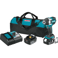 Makita - Electric Impact Wrenches & Ratchets; Amperage: 5 ; Handle Type: Pistol Grip ; Drive Size (Inch): 1/2 ; Speed (RPM): 0-2200 ; Torque (N/m): 700 ; Torque (Ft/Lb): 520 - Exact Tool & Supply