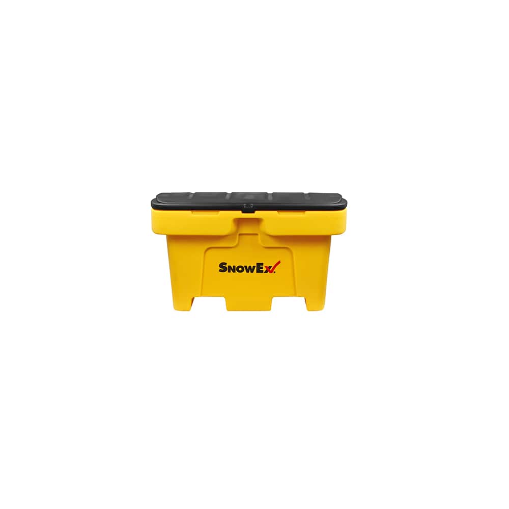 Trynex - Bulk Storage Containers; Container Type: Salt Storage Box ; Height (Inch): 35.5 ; Width (Inch): 33.25 ; Length (Inch): 48 ; Load Capacity (Lb.): 480.000 ; Material Family: Plastic - Exact Tool & Supply