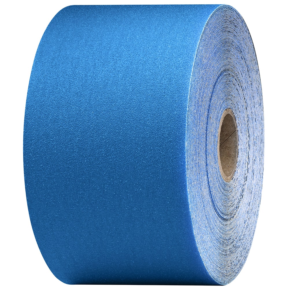 3M - Adhesive-Backed Sanding Sheets; Abrasive Material: Ceramic Aluminum Oxide ; Sheet Width (Inch): 2-3/4 ; Roll Length (yd): 30.00 ; Grit: 150 ; Refill: No ; Backing Material: Paper - Exact Tool & Supply
