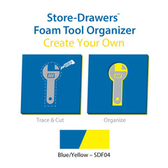 NMC - Tool Box Case & Cabinet Inserts; Type: Customizable Foam Insert ; For Use With: Store-Drawers? Tool Boxes & Cases ; Material Family: Foam ; Width (Inch): 40 ; Depth (Inch): 27 ; Height (Inch): 3/4 - Exact Tool & Supply
