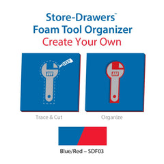 NMC - Tool Box Case & Cabinet Inserts; Type: Customizable Foam Insert ; For Use With: Store-Drawers? Tool Boxes & Cases ; Material Family: Foam ; Width (Inch): 40 ; Depth (Inch): 27 ; Height (Inch): 3/4 - Exact Tool & Supply