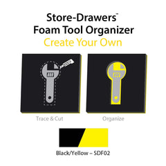 NMC - Tool Box Case & Cabinet Inserts; Type: Customizable Foam Insert ; For Use With: Store-Drawers? Tool Boxes & Cases ; Material Family: Foam ; Width (Inch): 40 ; Depth (Inch): 27 ; Height (Inch): 3/4 - Exact Tool & Supply