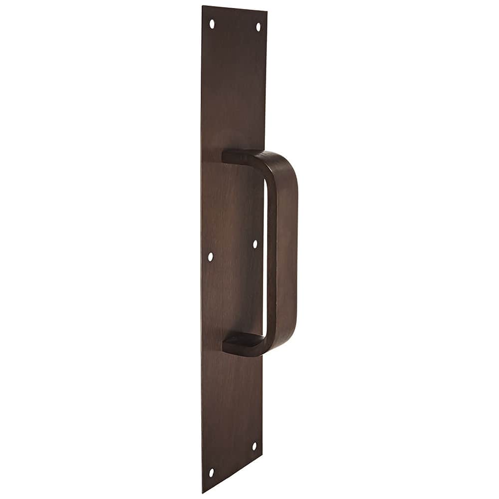 Rockwood - Door Pulls; Overall Length (Inch): 16 ; Finish/Coating: Oil Rubbed Bronze ; Grip Length: 4 (Inch) - Exact Tool & Supply